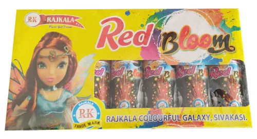 Red Bloom  Color Glittering